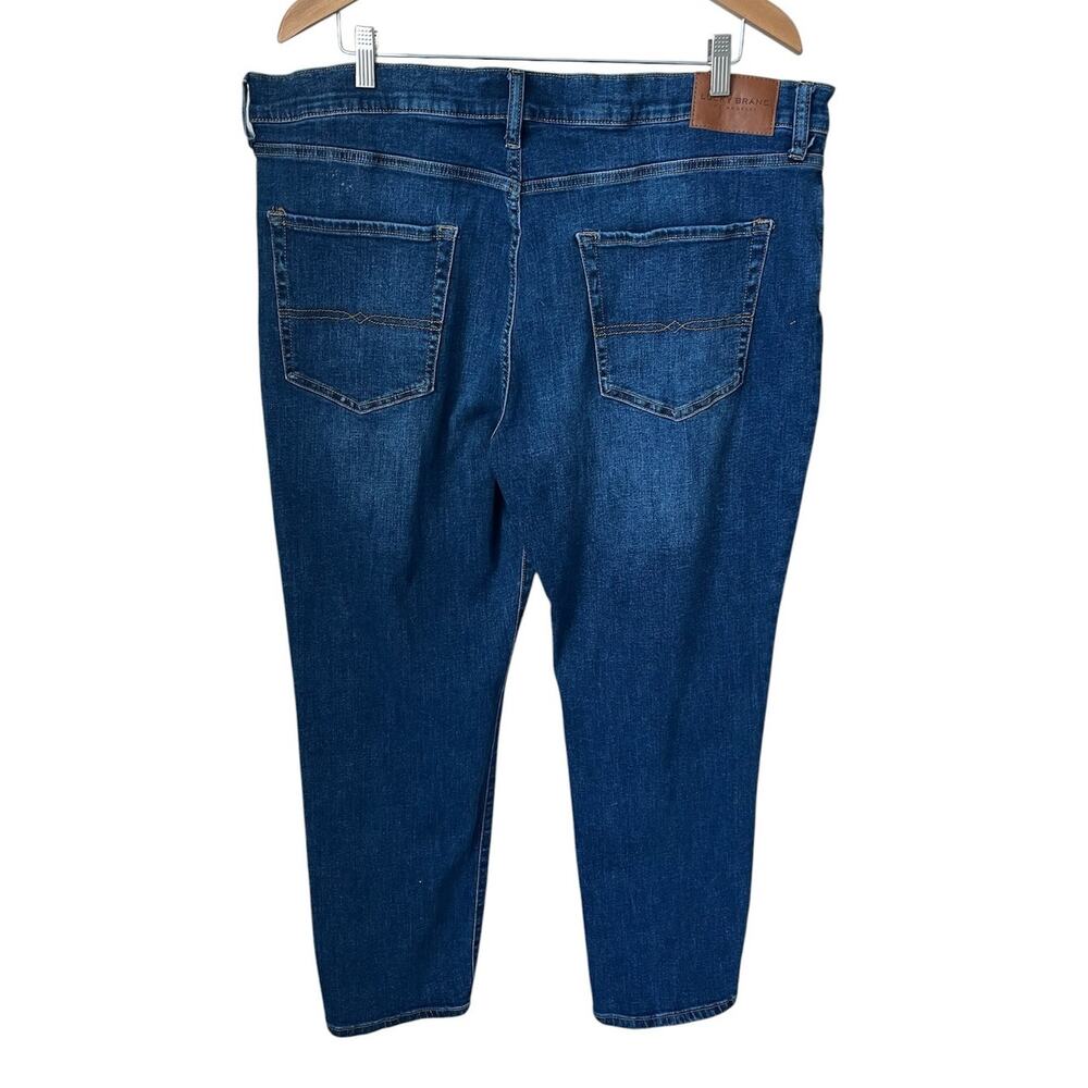 Lucky Brand 410 Athletic Straight Jeans Caprea Blue Denim Casual Stretch 40/30 - Picture 2 of 10